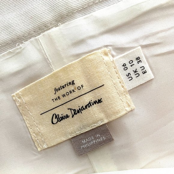 Anthropologie Claire Desjardins Watercolour Painter's Palette Skirt Size 6 - Picture 5 of 7